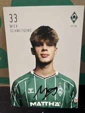 Werder Bremen Autogrammkarte -