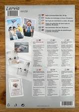 Lervia KH 231 - Heiß Laminierfolien Set - 50 Teilig - Neu