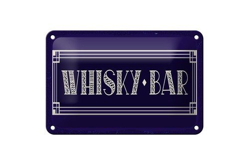 Blechschild alkohol 18x12 - 18x12, cm