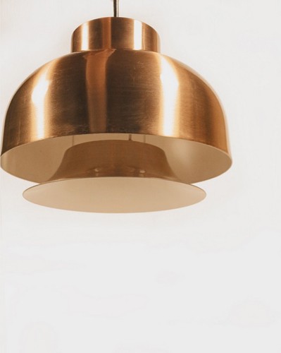 Lampe kupfer copper danish - lampe,