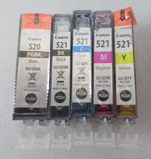 5 Canon PGI-520 PGBK CLI-521