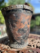 Antiker Feuereimer Leder