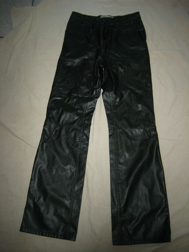 Vintage kunstleder jeans - vintage,