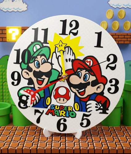 Wanduhr super mario - wanduhr, –