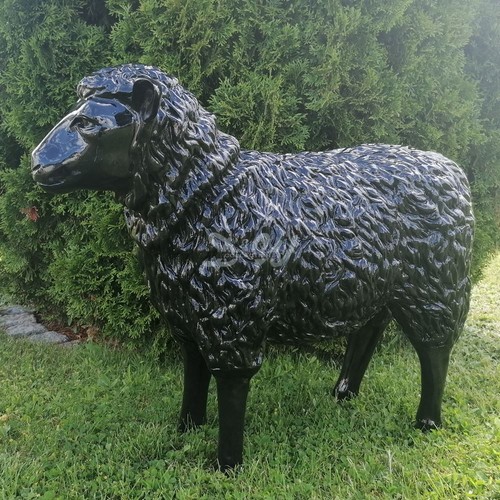 Schaf schwarz deko - schwarz, cm