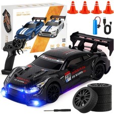 RC Drift Auto 1:24 4WD 20 km/h 2,4GHz Rennwagen High Speed Kinder Geschenk GTR