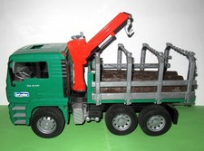 BRUDER LKW Holzlaster MAN + 3
