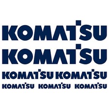 Komatsu aufkleber sticker - xl,