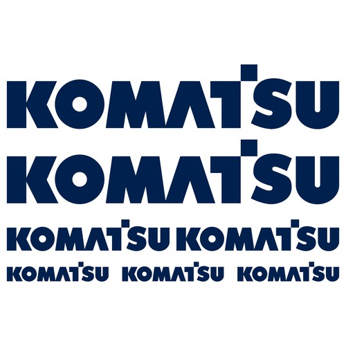 Komatsu aufkleber sticker - komatsu,