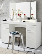 Schminktisch weiß Hochglanz