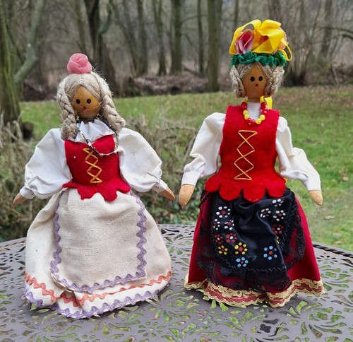 Trachten puppe aus polen - puppe,