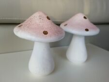 2x Fliegenpilz Pilz Glitzer Rosa Deko Fliegenpilz Pilze Herbstdeko