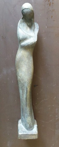 Bronze skulptur madonna - ,