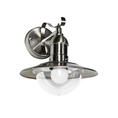 Wandlampe außen ip44 silber - außen,