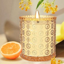 Große Duftkerze im Glas mit