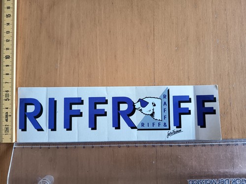 Riffraff aufkleber sticker - riffraff,