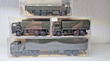 H0, Bundeswehr-Konvolut 4-teilig.  MAN, IVECO. OVP.