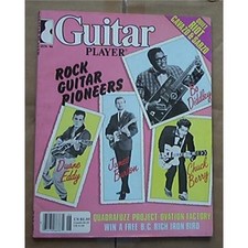 CHUCK BERRY/ BO DIDDLEY GUITAR PLAYER MAGAZINE JUNE 1984 GUITAR PIONEERS COVER A