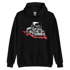 Schwarzes Känguru Hoodie