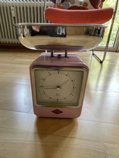 Neuw. Wesco Küchenwaage Retro 4 kg Kitchen Scale Analog Vintage pink pastell
