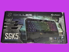 ? Sharkoon Skiller SGK5 RGB Gaming Tastatur – QWERTZ (DE), USB, Beleuchtet