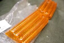 Blinker Glas Satz vorne geriffelt orange Vespa PX 80 125 150 200 Indocator Lens