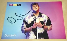 Dominik Simmen DSDS 2022 Autogrammkarte Original signiert Autogramm Karte TV