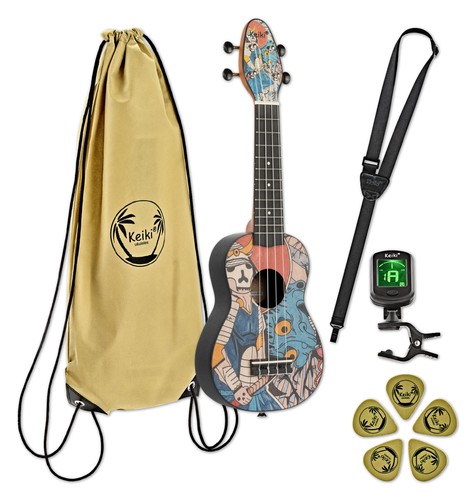 Bunte ukulele von ortega - bunte,