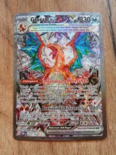 Pokemon Karte Glurak EX Alt