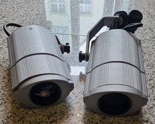 Zwei futuristische Spotlights, Halogenleuchten, Strahler, Modell 140720/1/2