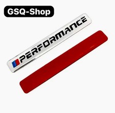 BMW M Performance Logo Emblem ALU Interieur Car Sticker Aufkleber Silber
