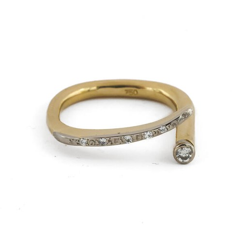 Ring mit brillanten diamanten - ring,