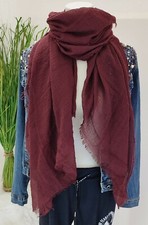 XXL  Tuch Schal  Fransen Weich Sommer Herbst Halstuch UNI  Neu 2024- 200x100