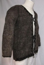 L HANDARBEIT Wolljacke WEBSTOFF Trachtenjacke Landhaus Mittelalter Wikinger Hirt