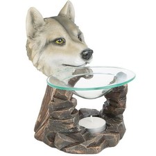 Wolf Aromalampe Duftlampe Wild