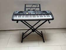 Keyboard Renfox Digital Piano 61 Tasten Musikinstrument  + Ständer Mikro schwarz