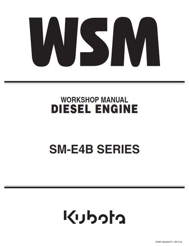 Kubota e4b serie motor - kubota,