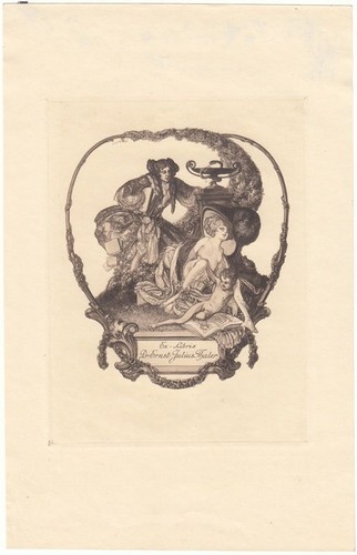 Exlibris bookplate - exlibris,