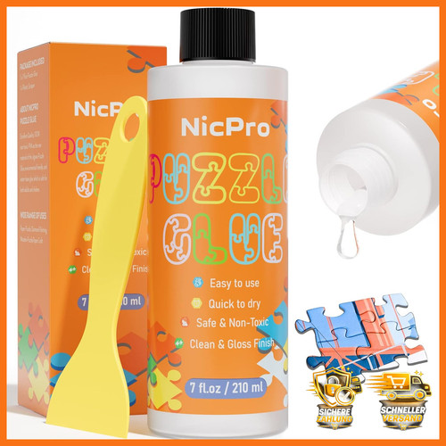 Puzzlekleber 210ml transparent - puzzlekleber,