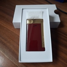 St. Dupont Slim 7 Red and Gold