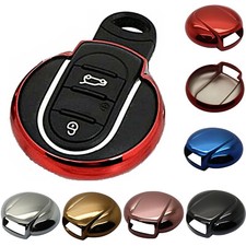 passend für Mini Cooper F54 F55 F56 Schutzhülle Auto Schlüssel Hülle rosa rot