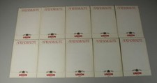 10x leere Speisenkarte - Dortmunder Union Bier - alte Reklame auf Papier /S337