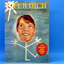 DDR FÜR DICH 7 1972 Fechten Freizeit Würfelspiel Japan Mode für Mollige A