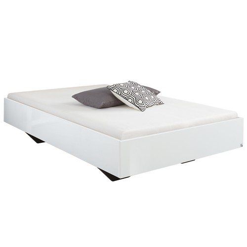 Futonbett weiß hochglanz - -,