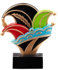 Karneval/Faschings-Figur mit