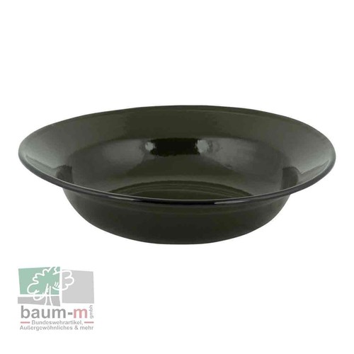 Emaille teller grün - 24, cm