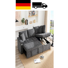 Ecksofa mit Schlaffunktion, Sofa l Form mit Schlaffunktion, Schlafsofa mit Sc...