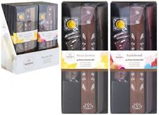 Räucherset zwei Holzhalter Geschenkset mit 20 Duftstäbchen & 20 Brennkegeln