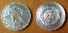 Ddr medaille xvi int - ddr, xvi.