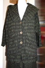 Teil 2: D'CELLI Jacke mit Zipfel-Mütze-Kapuze Herbst  Gr.EG Lagenlook